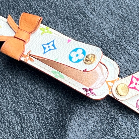 Louis Vuitton Vintage Multicolor Leather Address Bracelet - Picture 10 of 11
